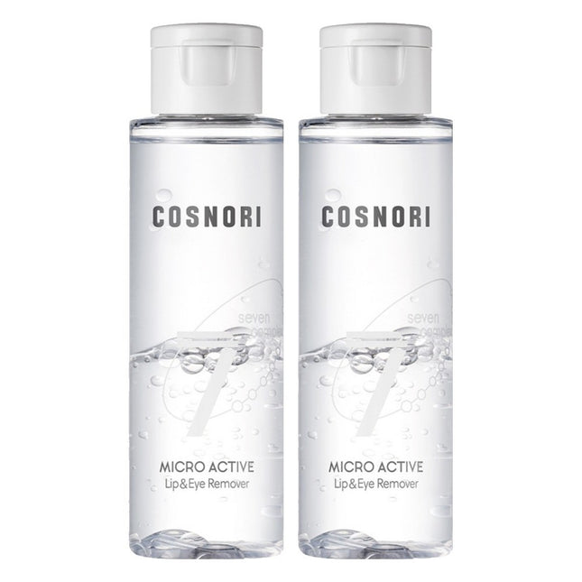 COSNORI  Micro Active Lip & Eye Remover, 150ml, 2 Count