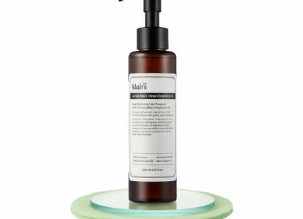 DEARCLARES Dearclares Claire Gentle Black Deep Cleansing Oil 150ml with puff