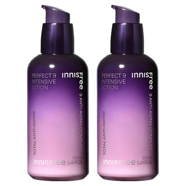 INNISFREE Innisfree Perfect 9 Intensive Lotion, 160ml, 2 count