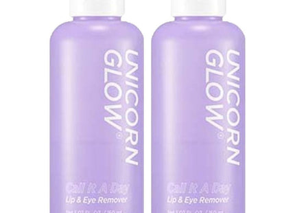 UNICORN GLOW  Call It A Day Lip & Eye Remover, 150ml, 2 Count