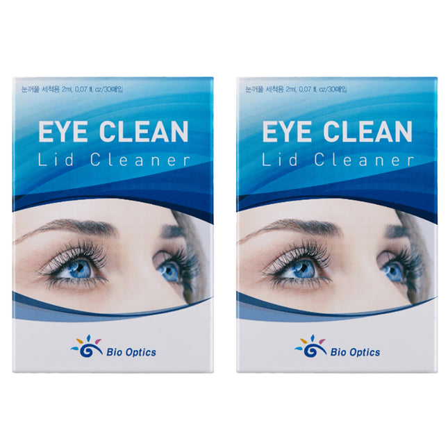BIOOPTICS EyeClean Eyelid Cleanser 30p, 60ml, 2 Count