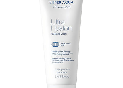 MISSHA  Super Aqua Ultra Hyalon Cleansing Cream 200ml 1ea