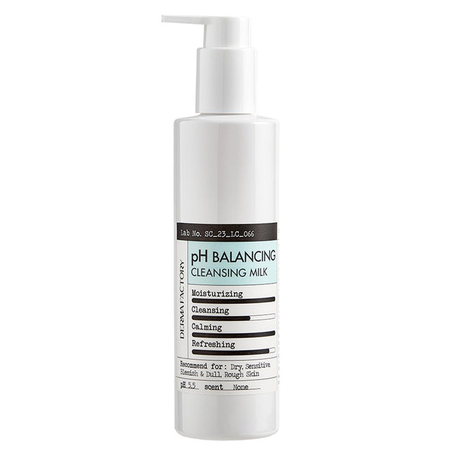 THE DERMA FACTORY  Panthenol pH Balancing Cleansing Milk, 240ml, 1 count