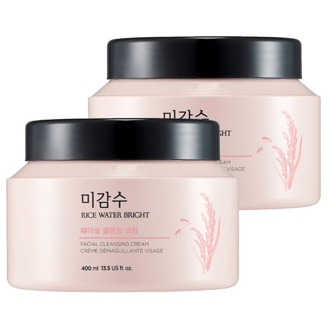 THE FACE SHOP  Myeonghan Miin Bright Facial Cleansing Cream 400ml 2 Pack