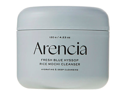 ARENCIA  Fresh Ttok Soap Fresh Blue Hyssop Rice Mochi Cleanser, 120g, 1 Count