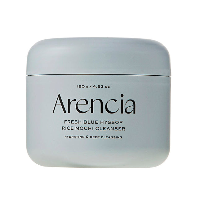 ARENCIA  Fresh Ttok Soap Fresh Blue Hyssop Rice Mochi Cleanser, 120g, 1 Count