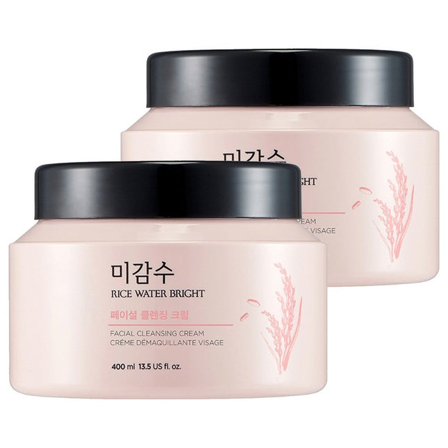 THE FACE SHOP  Myeonghan Miindo Bright Cleansing Cream Large Size, 400ml, 2 Count
