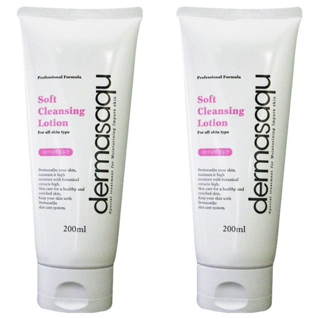 DERMASACU  Soft Cleansing Lotion 200ml 2 count