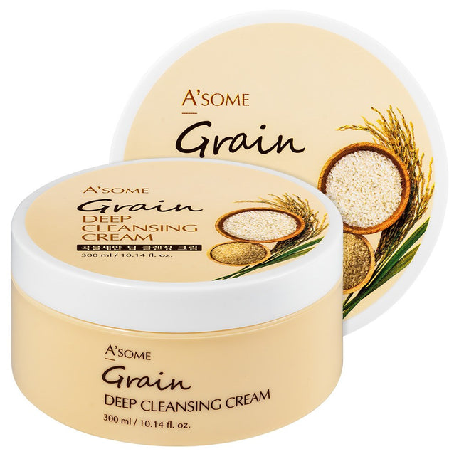 ASOME  Grain Cleansing Deep Cleansing Cream, 300ml, 2 Count