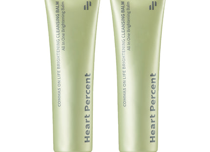 HEARTPERCENTAGE  Commas on Life Brightening Cleansing Balm, 80ml, 2 Count