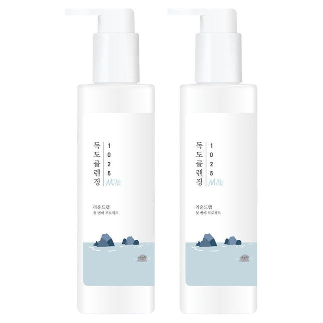 ROUND LAB  1025 Dokdo Cleansing Milk 200ml, 2 Count