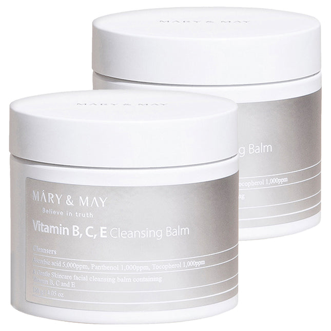 MARIENMAY  Vitamin B C E Cleansing Balm, 120g, 2 Count