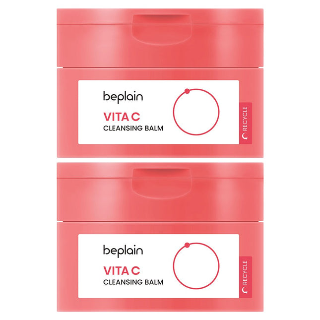 B.PLEIN  VitaC Brightening Cleansing Balm, 100ml, 2 Count