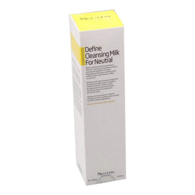 SKINDOM Define Cleansing Milk for Neutral, 220ml, 1 Count