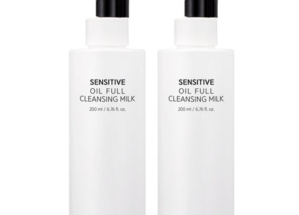 SAMYU  Sensitive Oil Full Cleansing Milk, 200ml, 2 Count