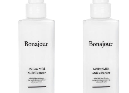 BONJOUR  Mellow Mild Cleansing Milk, 200ml, 2 Count