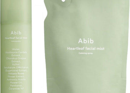 ABIB  Heartleaf Facial Mist Calming Spray 150ml + Refill 150ml Set, 1 count