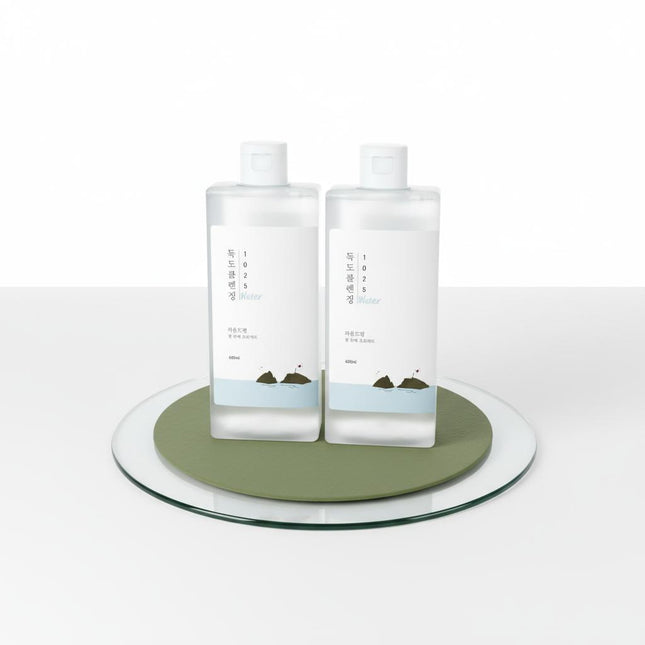 ROUND LAB 1025 Dokdo Cleansing Water 1+1 Special Set 400ml+400ml