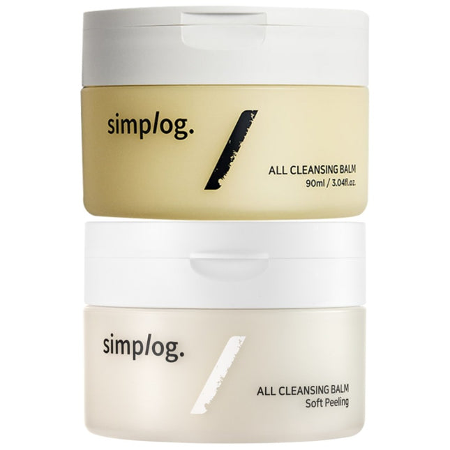 SIMPLUG  All Cleansing Balm + Soft Peeling Balm Set