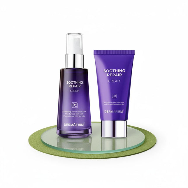 DERMAFIRM Soothing Repair Serum R4 50ml + Cream 50ml Set