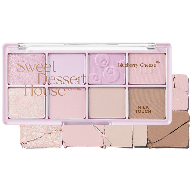 MILK TOUCH  Be My Sweet Dessert House Palette 06 Blueberry Cheese 1ea