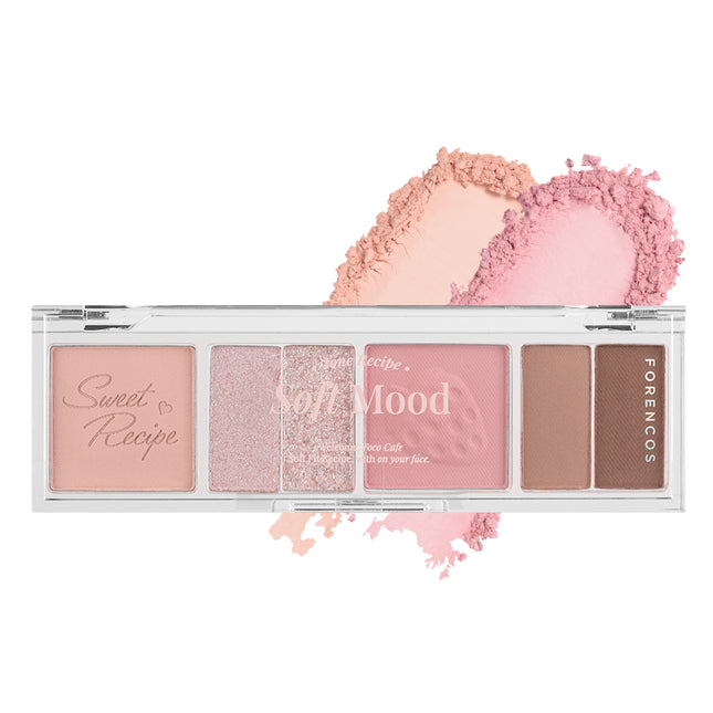 FORENCOS  Soft Mood Eye Palette 02 Berry Latte, 1 Count