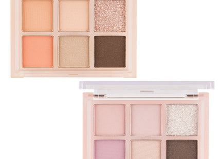 EASYGINE  TWO ARTIST SHADOW PALETTE 01 APRICOT BOUQUET 1PC