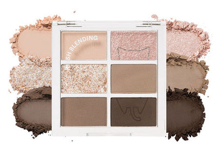 KIRSH BLENDING  Mood Light Eye Palette, 01 Cheese Brown Cat, 1ea