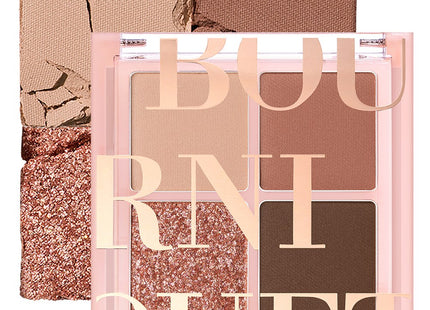 BOUQUET GARNI  Mood Blending Eyeshadow Palette 6.9g, 01 Rosy Cozy, 1ea