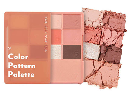 I'M MEME  COLOR PATTERN PALETTE 9.4g 001 CORAL PATTERN 1CT