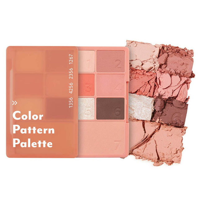I'M MEME  COLOR PATTERN PALETTE 9.4g 001 CORAL PATTERN 1CT