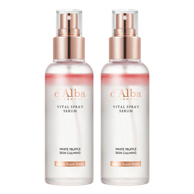 D'ALBA White Truffle Vital Spray Serum, 100ml, 2 Pack