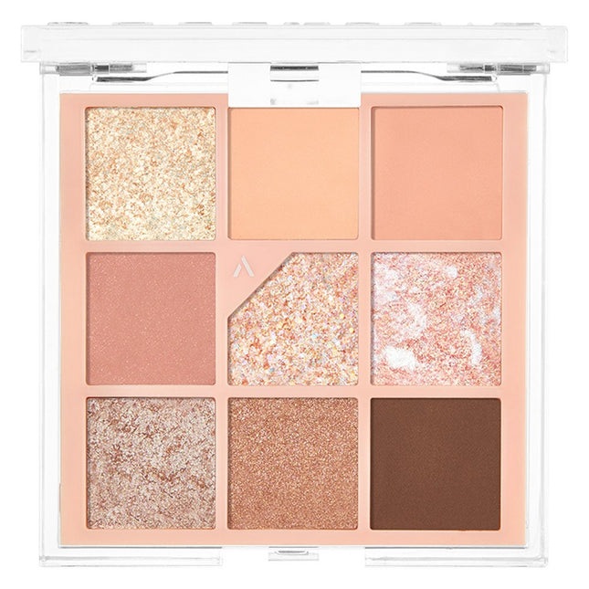 UNLEASHIA Glitterpedia Eye Palette N°3 All of Coral Pink, 1 Count