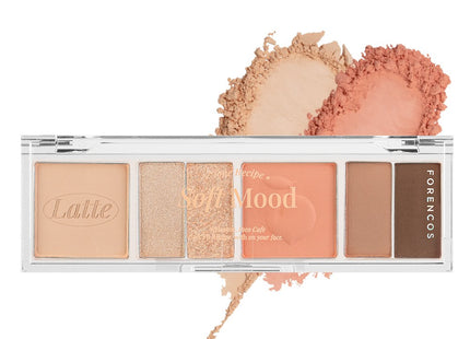 FORENCOS  Soft Mood Eye Palette 01 Peach Latte, 1 Count