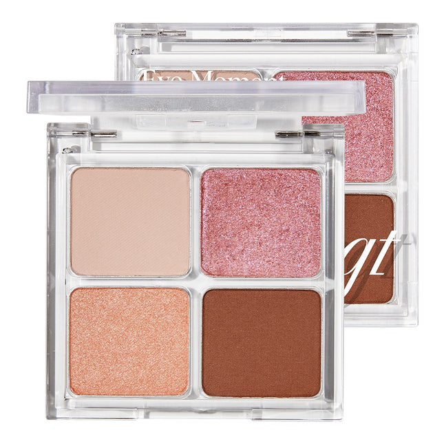 THE FACE SHOP EYE MOMENT SHADOW PALETTE 02 PEACH PINK 1PC