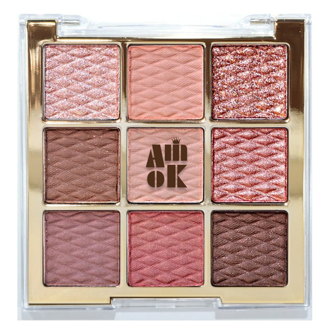 AMIOK  Soft Clay Beam Shadow Palette, Pink Lavender, 1 Count
