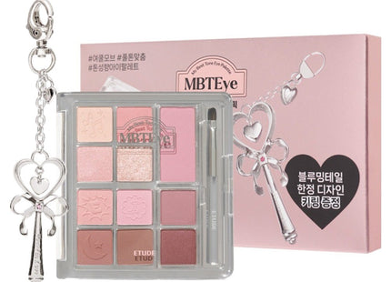 ETUDE  My Best Tone Eye Palette 7.4g + Blooming Tail Ribbon Keyring Set, E-geon Ijana, 1 Set
