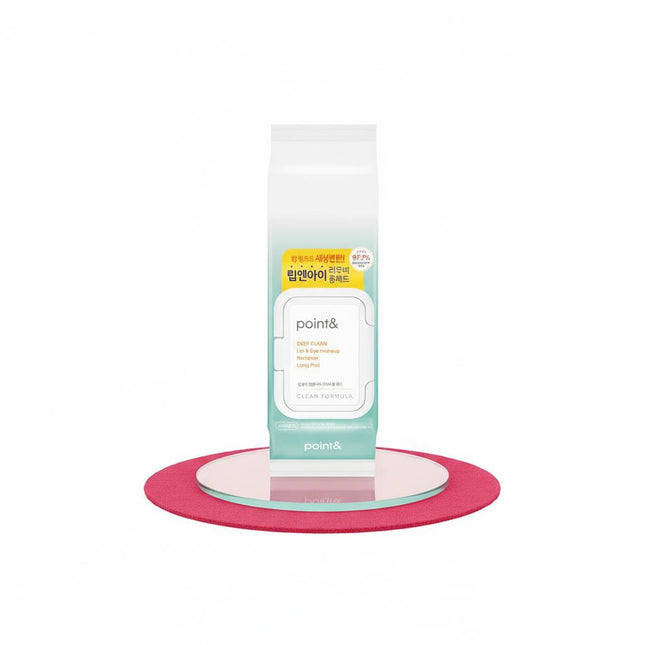 POINT Deep Clean Lip  Eye Remover Long Pad 88 Sheets +7 Sheets Free