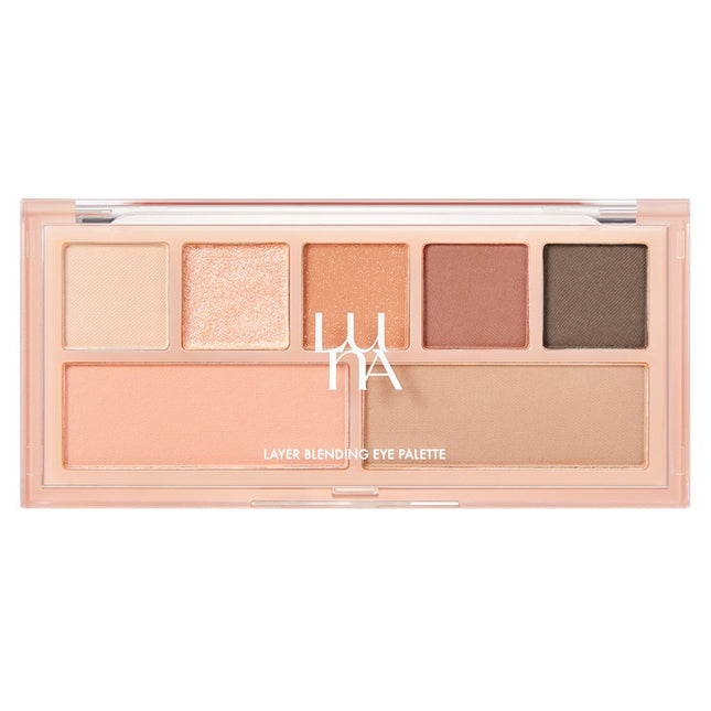 LUNA  Layer Blending Eye Palette 03 Coral Affair 1ea