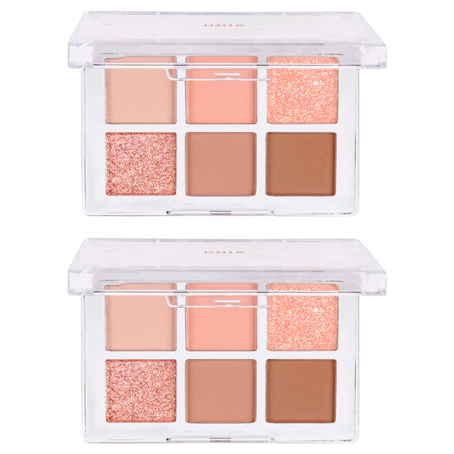 BBIA  Ready to Wear Eye Palette 5g, 01 Nude Blush, 2 count