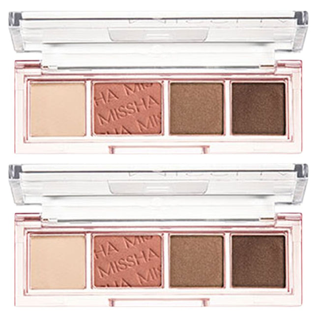 MISSHA  Day N Vibe Eye Palette 3g, No.4 Prima Pink, 2ea