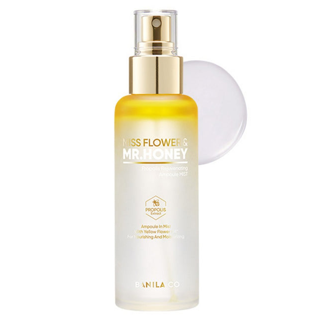 BANILA CO Miss Flower & Mr. Honey Propolis Rejuvenating Ampoule Mist, 99ml, 1 count
