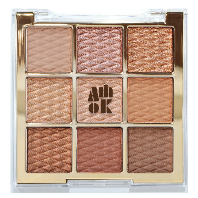 AMIOK Amiok Soft Clay Beam Shadow Palette, Slow Glow, 1 Count