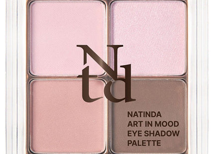NATINDA ART IN MOOD  Eyeshadow Palette 6g, 02 Pear Lavender Mauve, 1 Count