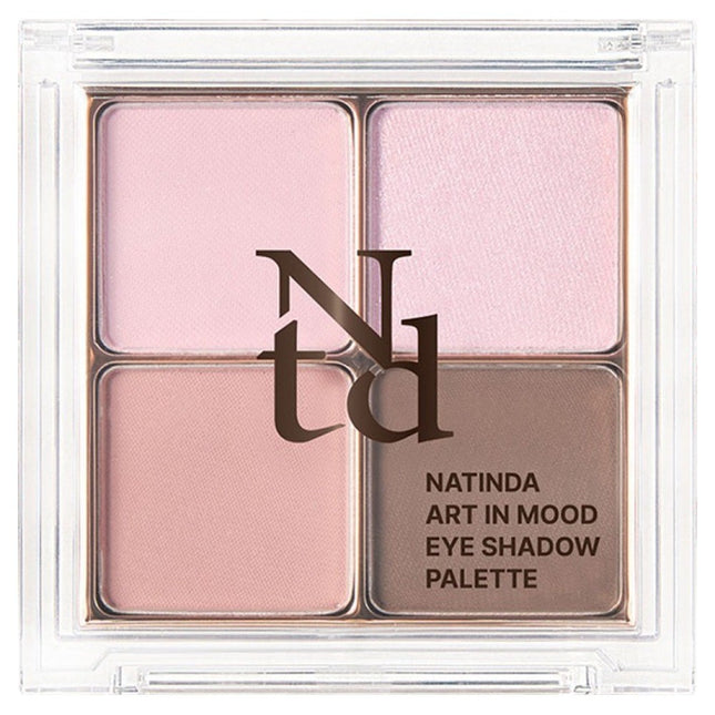 NATINDA ART IN MOOD  Eyeshadow Palette 6g, 02 Pear Lavender Mauve, 1 Count