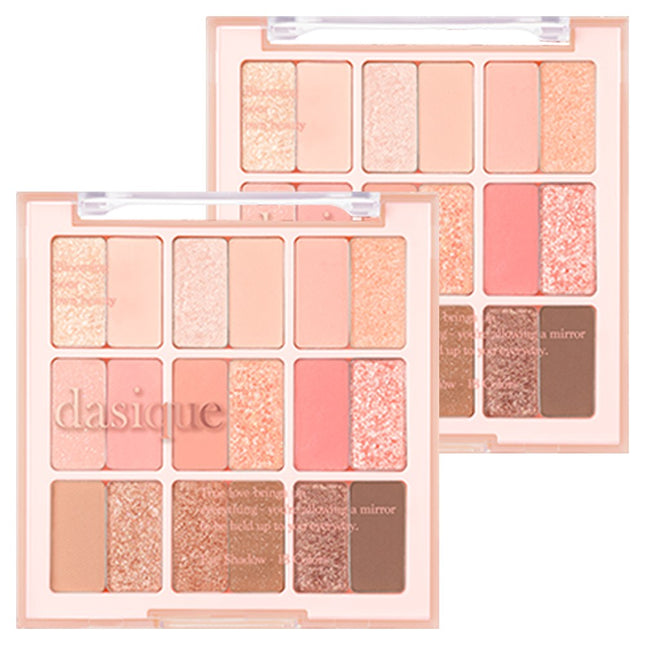 DASIQUE  Shadow Palette, 23 Summer Coral, 2 Items