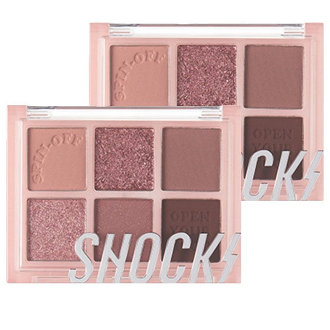 TONYMOLY The Shocking Spin-Off Eye Palette 4.8g, 02 Love Rosy, 2ea