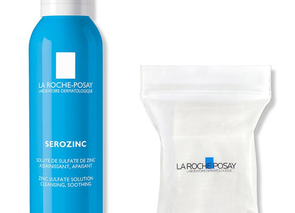 LA ROCHE-POSAY  Serozinc Mist 150ml + Cotton Pads 30ea Set