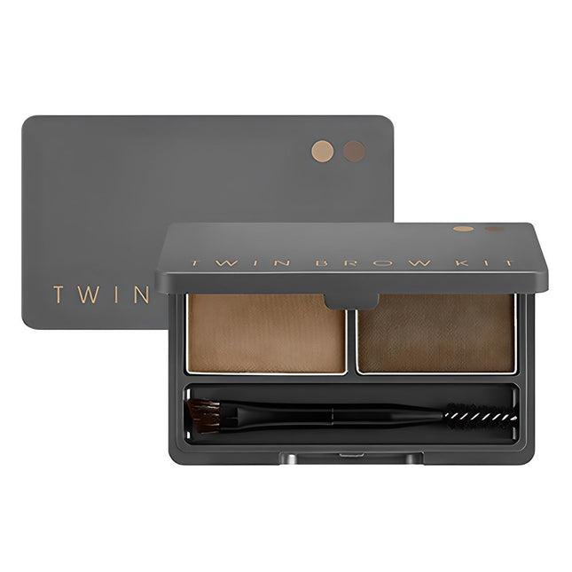 MISSHA  Twin Brow Kit 4.4g, No.2 Gray Brown, 1 Pack