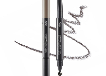 FMGT  Designing Auto Pencil Eyebrow 0.3g, 02 Gray Brown, 1 Count